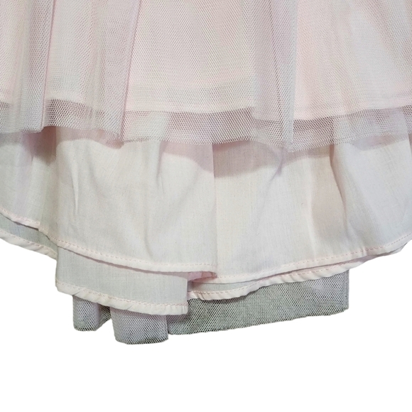 NWT Pastourelle by Pippa & Julie Pink Hilo Lace Overlay Layered Dress - 2T - Picture 5 of 8